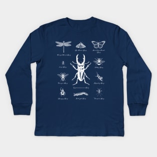 Bugs Beetles Insects Kids Long Sleeve T-Shirt